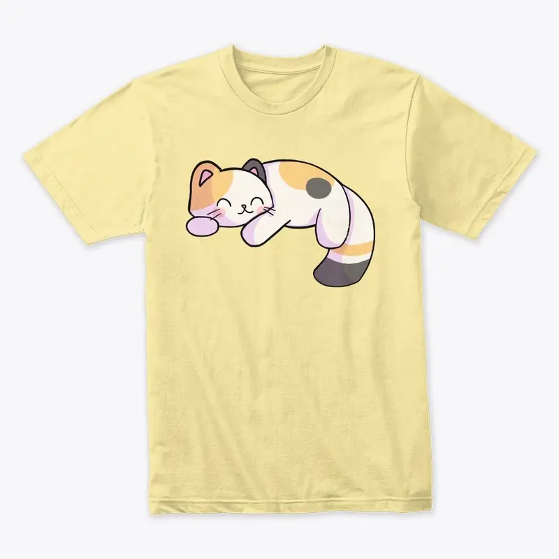 Calico Cat Sleeping 